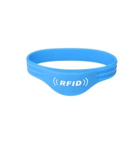 RFID シリコーン二重ワイヤー半円リストバンド