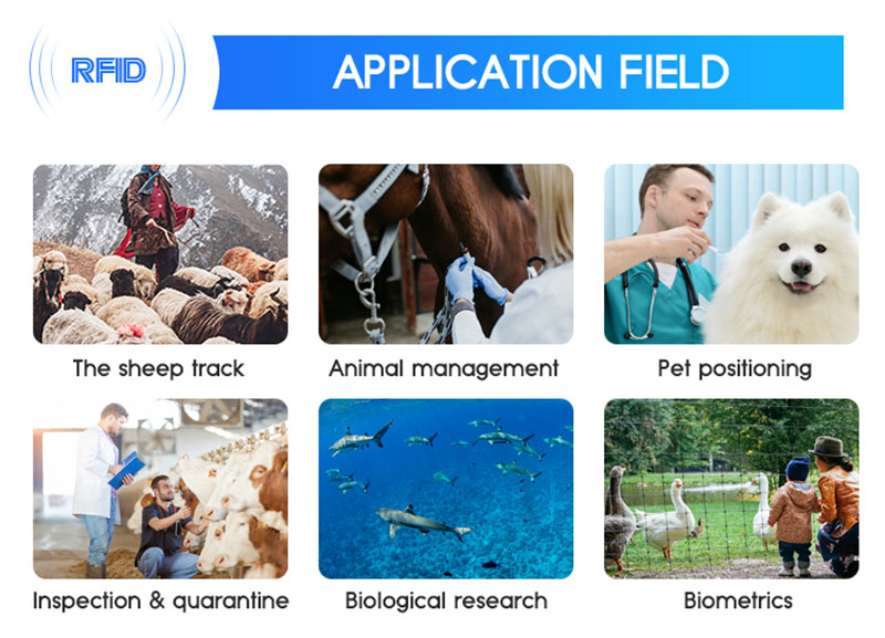 RFID 動物耳タグ コレクションID ハンドヘルド カード リーダー 7