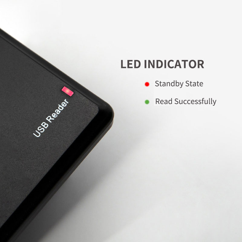 デスクトップ非接触 USB RFID カード リーダー、125khz カード タグ用 8