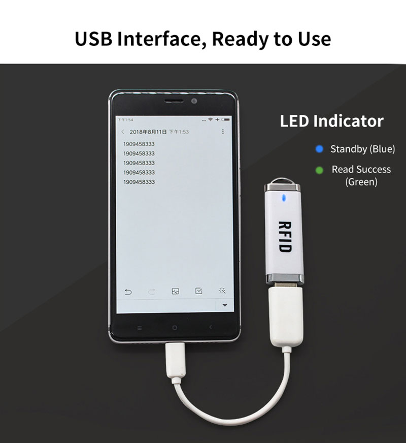 USB 形状 RFID ミニ カード リーダー 5