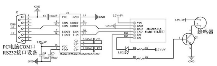 IC カード リーダー モジュール RFID 高周波非接触 S50 読み取りおよび書き込み誘導シリアル ポート RS232 TTL 2