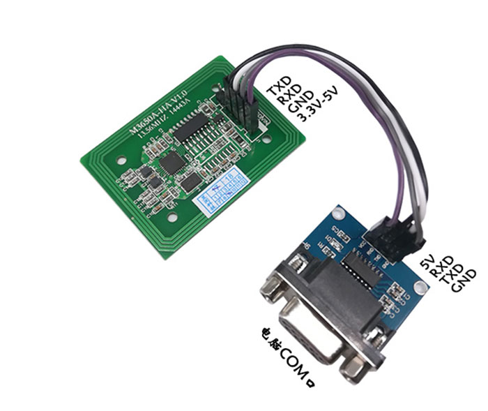 IC カード リーダー モジュール RFID 高周波非接触 S50 読み取りおよび書き込み誘導シリアル ポート RS232 TTL 4