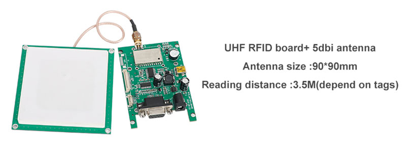 シングル チャネル RFID リーダー モジュール UHF 無線周波数 識別携帯電話コンピュータ組み込み UHF カード リーダー モジュール 7