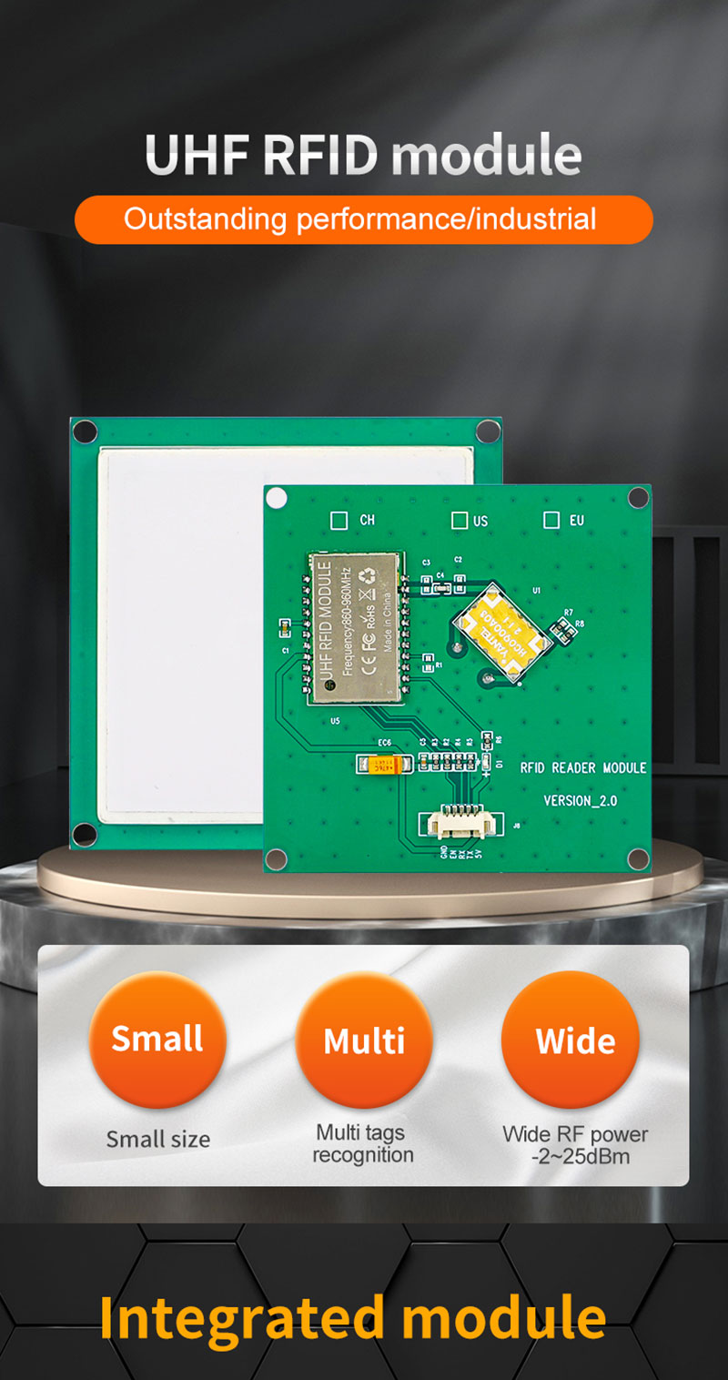 デバイス管理用の RFID タグ カード リーダー モジュール UHF RFID リーダー モジュール