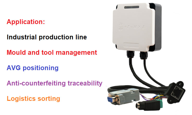 RFID 産業用リーダー Modbus 接続 PLC UHF RFID 915M オールインワン生産ライン管理 4