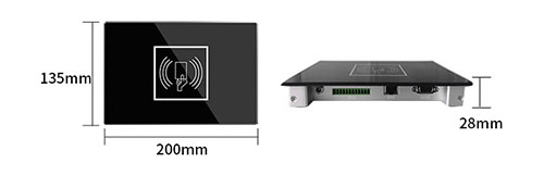 RFID UHF 自動 ID カード リーダー小売倉庫管理ポータブル在庫マシン