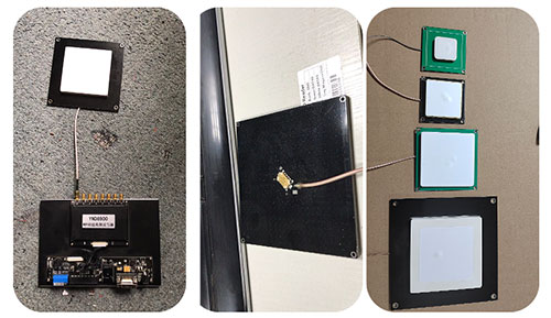 915 円偏波 UHF rfid セラミック アンテナ PCB 長距離 SMA/TNC コネクタ UHF リーダー アンテナ 4