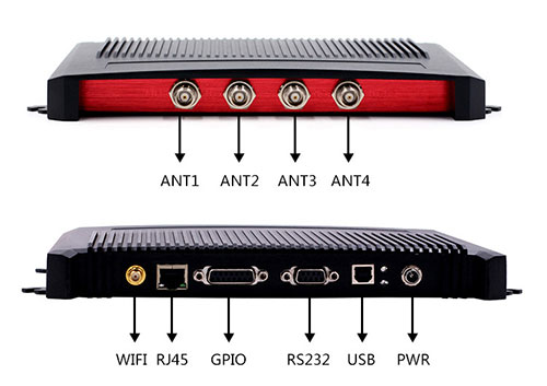 マシン在庫管理ファイル管理用 UHF RFID 長距離リーダー 5