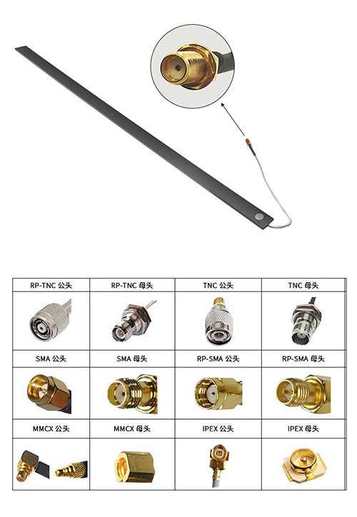 RFID に接続された 9dBi 隠し UHF RFID ストリップ アンテナ 在庫管理スマート自動販売キャビネット 2