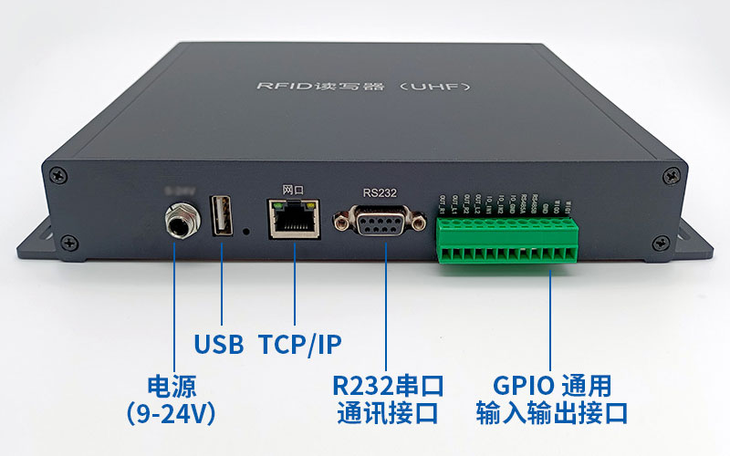 UHF RFID リーダー、マルチチャネル長距離分割カード リーダー、パッシブ電子タグ リーダー