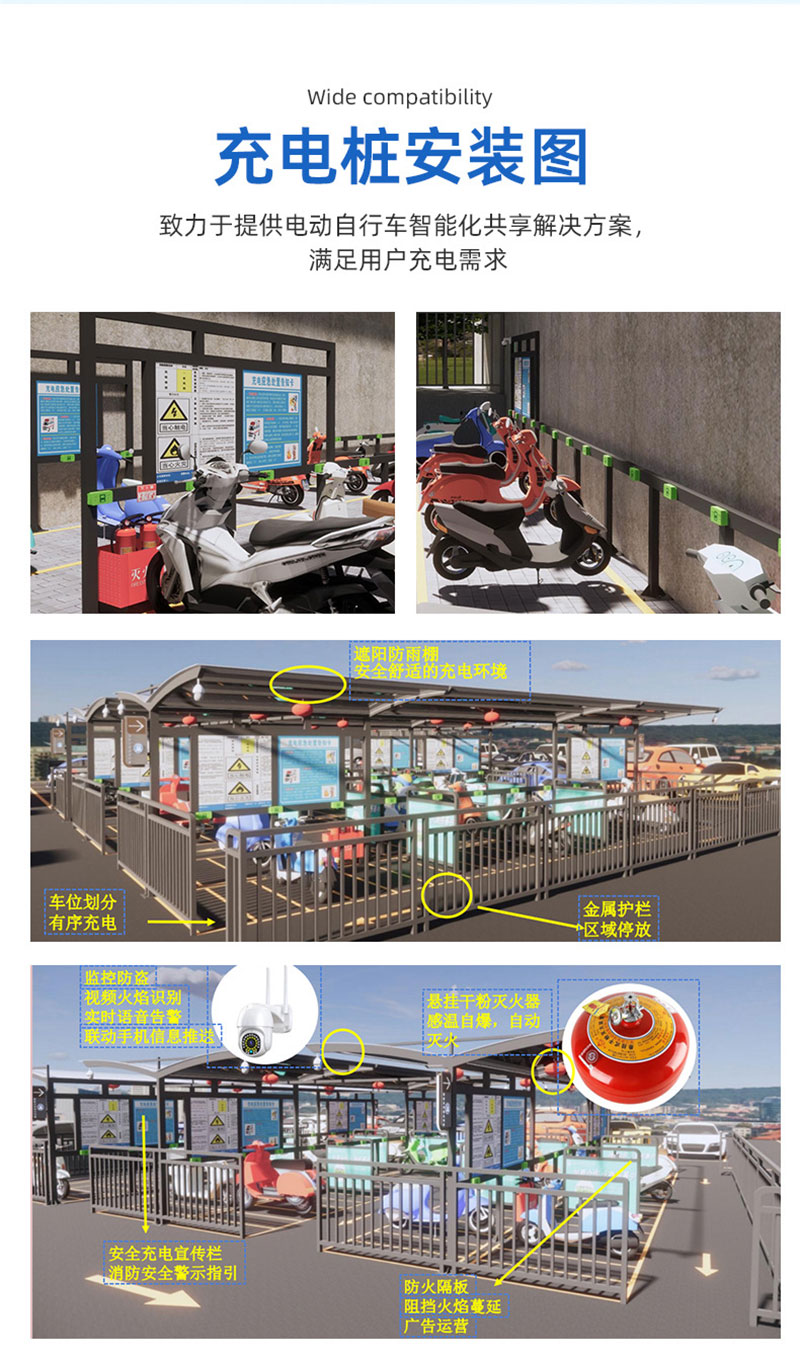 電気自動車充電パイル ソリューション スマート 高出力充電スタンドと電気自動車が住宅用ショッピングモールに導入される 2